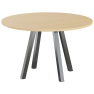 Table réunion ronde Evan plateau stratifié - MBA