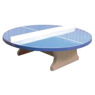 Table tennis table béton ronde