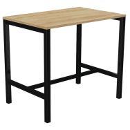 Table haute Astro 120 x 80 cm pied métal - Buronomic