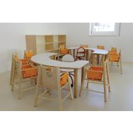 Table incurvée en bois