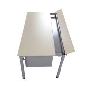 Table informatique Figura stratifié goulotte - Manutan Expert