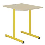 Table informatique Hubbe prof 80 cm T6 stra chants polypro - Mobidecor