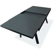 Table jardin Stockholm 225x96cm gris anthracite