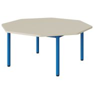 Table Atlas octogon. stratifié beige chant alaisé - Manutan Expert