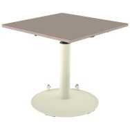 Table mobile hauteur réglable plateau stratifié alaisé - Mobidecor