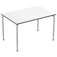 Table rectangle T1 à T3 - 180x65 cm plateau blanc -Mirplay School