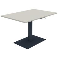 Table rectangulaire hauteur réglable plateau stratifié - Mobidecor
