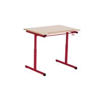 Table réglable Atlas handicapé plateau fixe - Manutan Expert