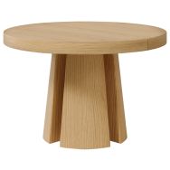 Table réunion Marcella ø120cm (extensible 170cm) chêne-Somcasa