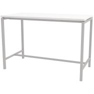 Table réunion haute Creo 160 pied alu - Quadrifoglio