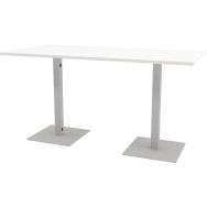 Table réunion haute Greko pied alu - Quadrifoglio