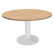 Table réunion ronde Lounge Ø 120 cm pied central - Simmob