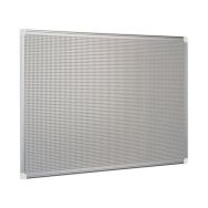 Tableau Combi aimants et push-pin - Hxl : 90x120 cms - Gris