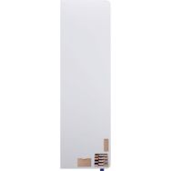 Tableau blanc émaillé coin arrondi droit Wall-Up-200x59.5cm