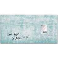 Tableau magnétique en verre - 910x460x15mm - Turquoise Wall - Sigel