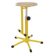 Tabouret Araxe réglable H 52 à 70 cm - jaune