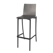 Tabouret Best pieds hauteur 80 coque bois naturel teinté - Mobidecor