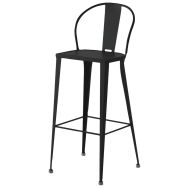 Tabouret Turia acier - Jayso