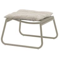 Tabouret repose pieds Coast coussin TPEP structure alu - Proloisirs