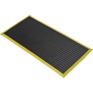 Tapis anti-chute Workstation Standard-1,2mx1,8m-Noir/jaune