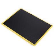 Tapis anti-fatigue-0,9x1,2m-Noir/jaune