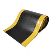 Tapis anti-fatigue-1,2m x mL - Noir/jaune