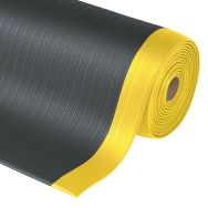 Tapis anti-fatigue en mousse Airug® Plus noir/jaune - Notrax