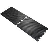 Tapis anti-fatigue nitrile bords emboîtables-0,6mx0,9m-Noir
