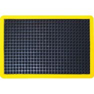 Tapis antifatigue MBY83 caoutchouc noir et jaune - ID Pro