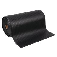 Tapis antifatigue strié le rouleau larg 91 cm Noir