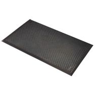 Tapis caoutchouc de poste de travail 90 x 150 Noir