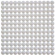 Tapis fond évier bulles blanc