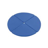Tapis mousse Basics 1/4 rond