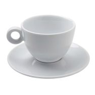 Tasse déjeuner en porcelaine ø10 cm 25cl blanc-Eo