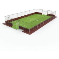 Terrain Foot à 5 démontable autostable 20 x 11 m - Metaluplast