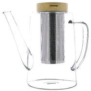 Théière en verre borosilicate Gustave 1.2L