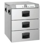 Tiroirs de maintien température-cuisson basse température,3 tiroirs GN1/1-GMC3E