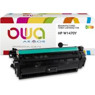 Toner HP W1470Y Noir - sans indicateur niveau toner