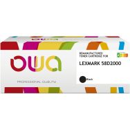 Toner LEXMARK 58D2000 Noir