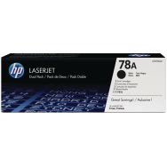2 packs toner Noir  2100 pages 78A - HP