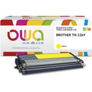 Toner remanufacturé BROTHER TN-326Y - OWA