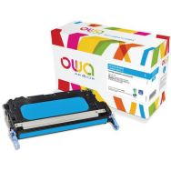 Toner remanufacturé HP Q7581A-Canon 711C Cyan 6000 pages
