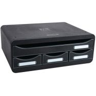 Toolbox mini 4 tiroirs ecoblack noir
