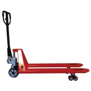 Transpalette 2,5 T premium couleur rouge livré timon monté