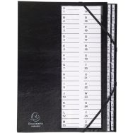 Trieur rigide Ordonator avec cavaliers alphabétique 26 compartiments