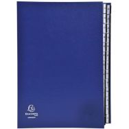 Trieur rigide ordonator + cavaliers 26 compart a à z bleu