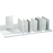 Trieur vertical &agrave; s&eacute;parateurs amovibles pour armoires - Gris - Paperflow