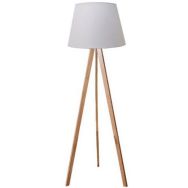 Unilux lampadaire trépied en bambou avec abat jours en tissu