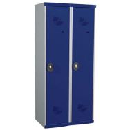 Vest mono socle IS 2 col L800x H1800xP500 cadenas gris/ble