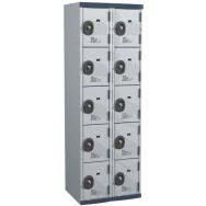 Vestiaire 10 cases Seamline Optimum® - 2 colonnes 300 mm socle - Acial